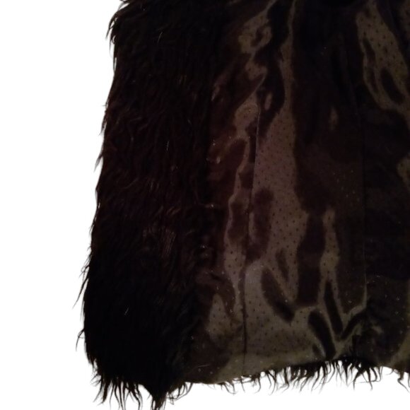 Material Girl faux fur vest sz XS NEW - Picture 4 of 8